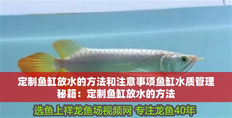 定制魚缸放水的方法和注意事項(xiàng)魚缸水質(zhì)管理秘籍：定制魚缸放水的方法