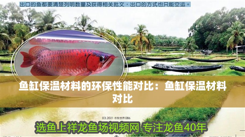 魚缸保溫材料的環保性能對比：魚缸保溫材料對比