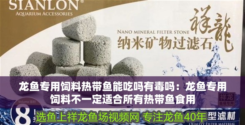 龍魚專用飼料熱帶魚能吃嗎有毒嗎：龍魚專用飼料不一定適合所有熱帶魚食用