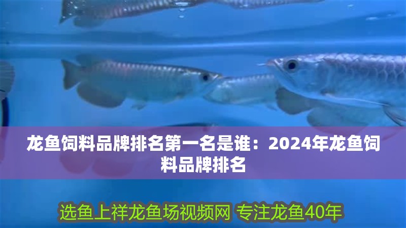 龍魚飼料品牌排名第一名是誰：2024年龍魚飼料品牌排名