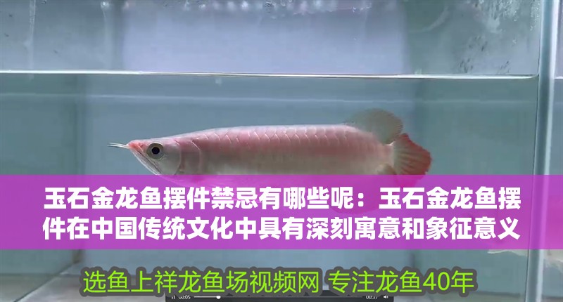 玉石金龍魚擺件禁忌有哪些呢：玉石金龍魚擺件在中國傳統(tǒng)文化中具有深刻寓意和象征意義