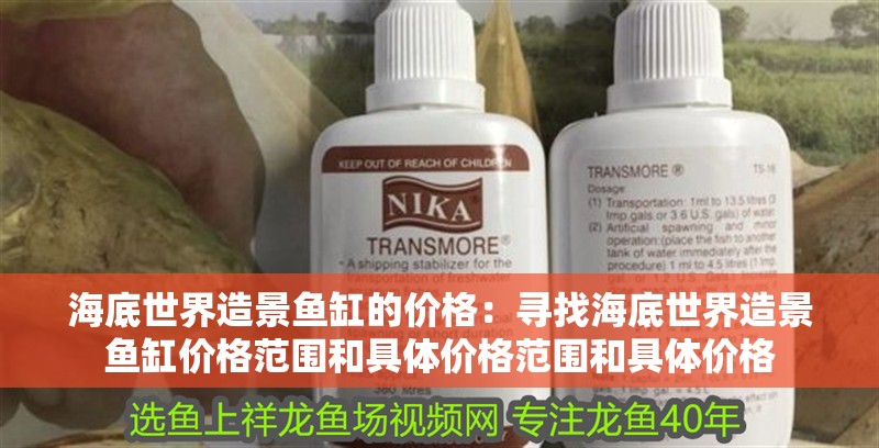 海底世界造景魚缸的價格：尋找海底世界造景魚缸價格范圍和具體價格范圍和具體價格