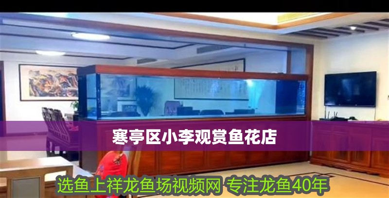 寒亭區小李觀賞魚花店