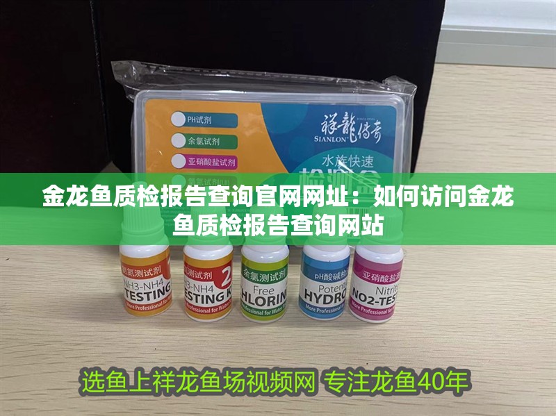 金龍魚(yú)質(zhì)檢報(bào)告查詢(xún)官網(wǎng)網(wǎng)址：如何訪(fǎng)問(wèn)金龍魚(yú)質(zhì)檢報(bào)告查詢(xún)網(wǎng)站