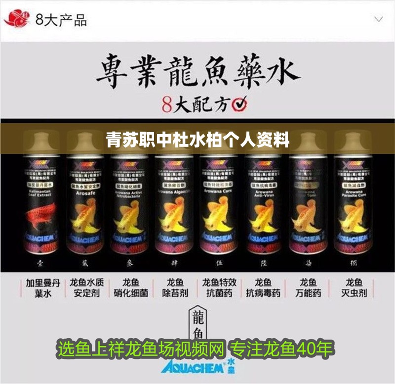 青蘇職中杜水柏個人資料