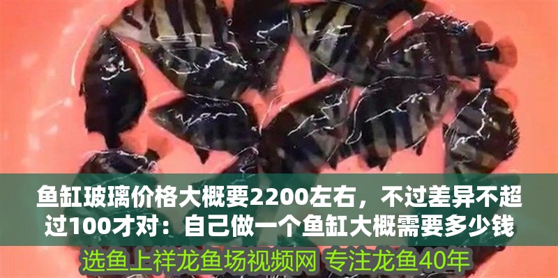 魚缸玻璃價格大概要2200左右，不過差異不超過100才對：自己做一個魚缸大概需要多少錢