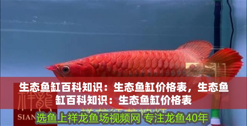 生態魚缸百科知識：生態魚缸價格表，生態魚缸百科知識：生態魚缸價格表
