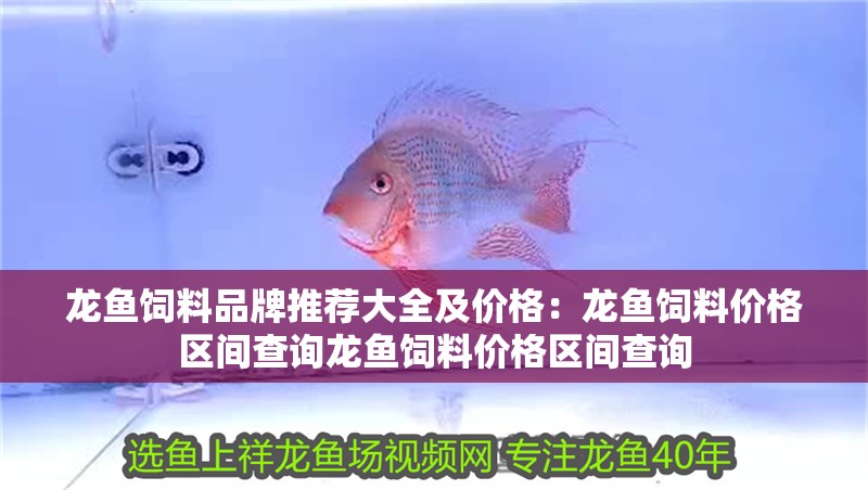 龍魚飼料品牌推薦大全及價格：龍魚飼料價格區間查詢龍魚飼料價格區間查詢