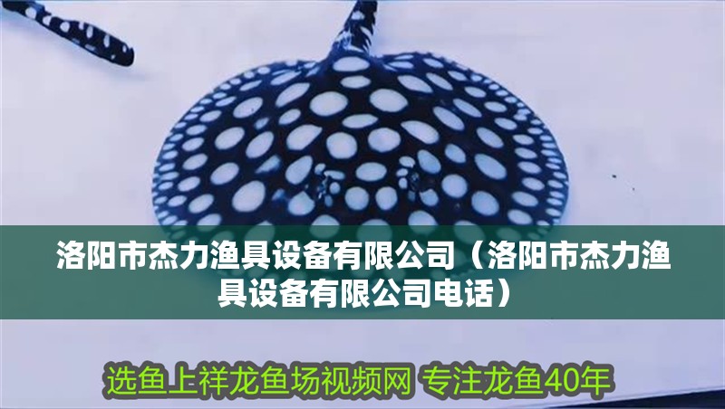 洛陽(yáng)市杰力漁具設(shè)備有限公司（洛陽(yáng)市杰力漁具設(shè)備有限公司電話）