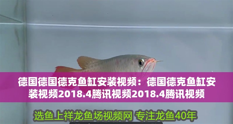 德國德國德克魚缸安裝視頻：德國德克魚缸安裝視頻2018.4騰訊視頻2018.4騰訊視頻