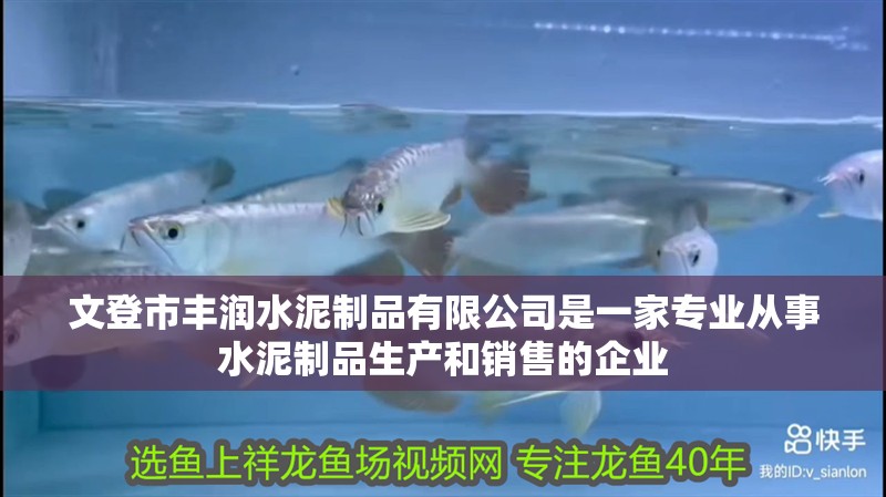 文登市豐潤水泥制品有限公司是一家專業從事水泥制品生產和銷售的企業