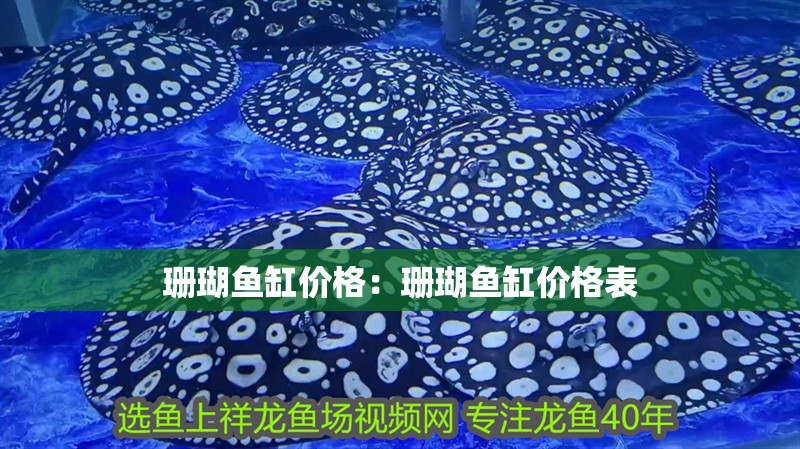 珊瑚魚缸價格：珊瑚魚缸價格表