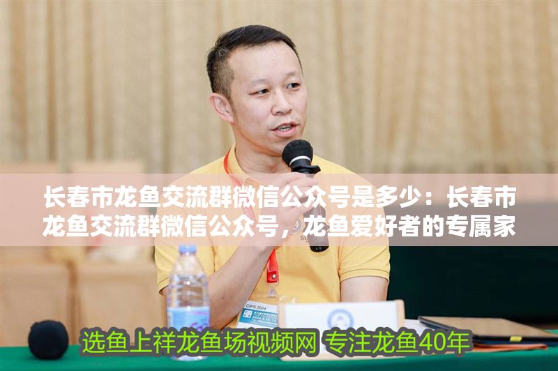 長春市龍魚交流群微信公眾號是多少：長春市龍魚交流群微信公眾號，龍魚愛好者的專屬家園