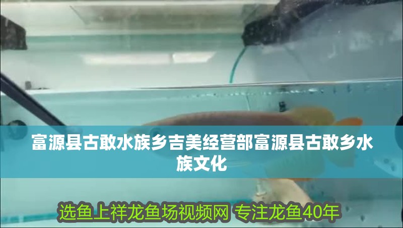 富源縣古敢水族鄉吉美經營部富源縣古敢鄉水族文化