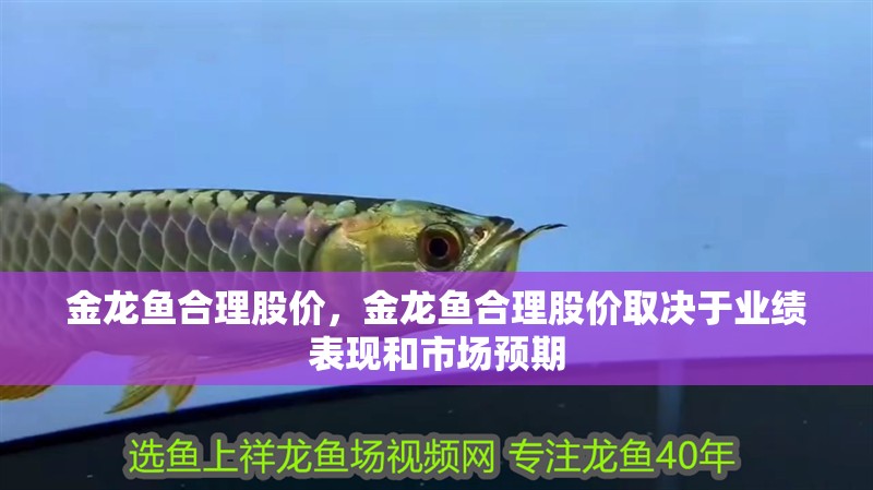 金龍魚合理股價，金龍魚合理股價取決于業績表現和市場預期