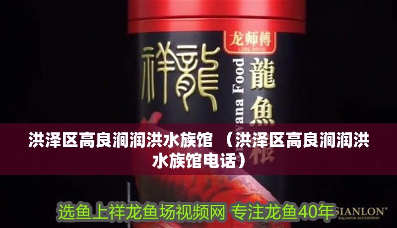 洪澤區高良澗潤洪水族館 （洪澤區高良澗潤洪水族館電話）