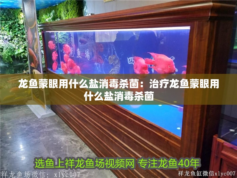 龍魚蒙眼用什么鹽消毒殺菌：治療龍魚蒙眼用什么鹽消毒殺菌