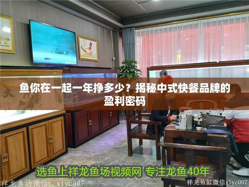 魚你在一起一年掙多少？揭秘中式快餐品牌的盈利密碼