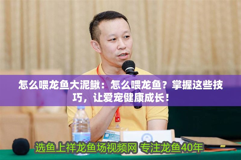 怎么喂龍魚大泥鰍：怎么喂龍魚？掌握這些技巧，讓愛寵健康成長！