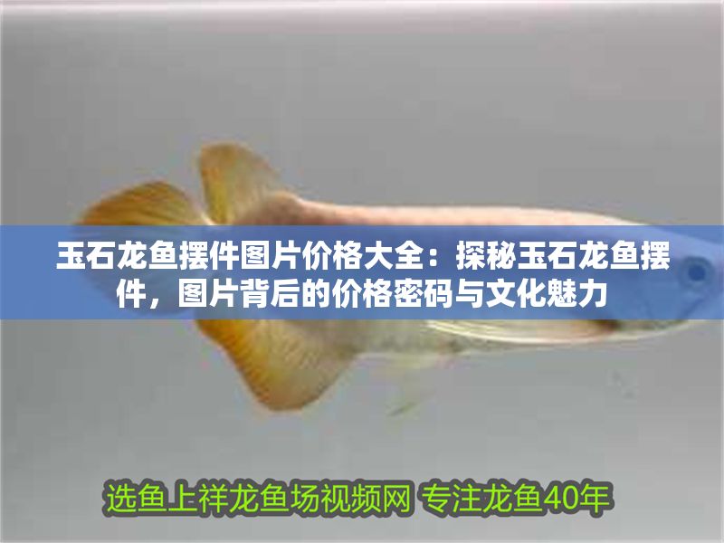 玉石龍魚擺件圖片價格大全：探秘玉石龍魚擺件，圖片背后的價格密碼與文化魅力