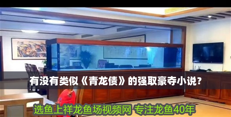 有沒有類似《青龍債》的強取豪奪小說？