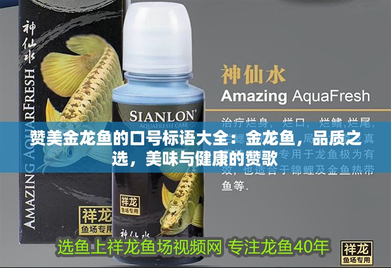 贊美金龍魚的口號標語大全：金龍魚，品質之選，美味與健康的贊歌