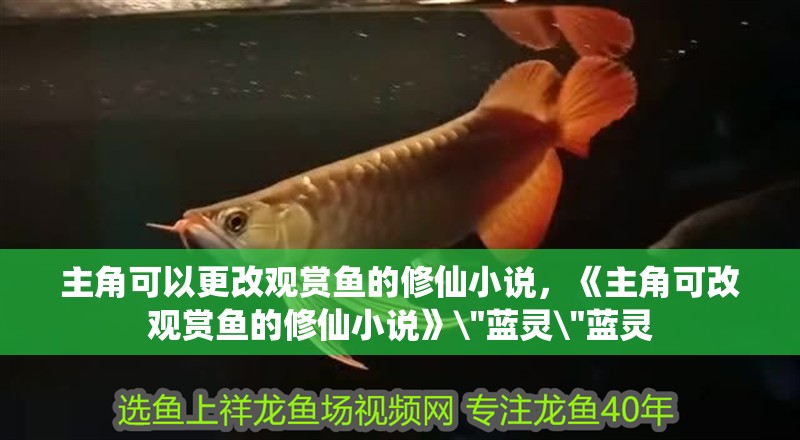 主角可以更改觀賞魚的修仙小說，《主角可改觀賞魚的修仙小說》 主角可以更改觀賞魚的修仙小說，《主角可改觀賞魚的修仙小說》\