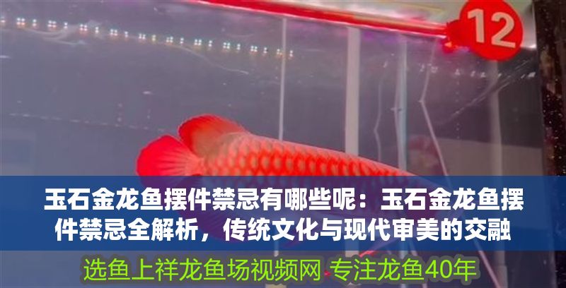 玉石金龍魚擺件禁忌有哪些呢：玉石金龍魚擺件禁忌全解析，傳統文化與現代審美的交融