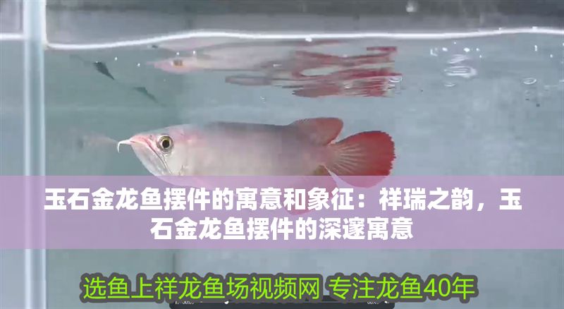 玉石金龍魚擺件的寓意和象征：祥瑞之韻，玉石金龍魚擺件的深邃寓意