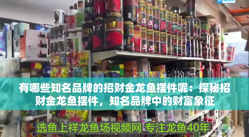 有哪些知名品牌的招財金龍魚擺件呢：探秘招財金龍魚擺件，知名品牌中的財富象征