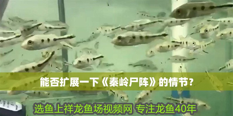 能否擴(kuò)展一下《秦嶺尸陣》的情節(jié)？