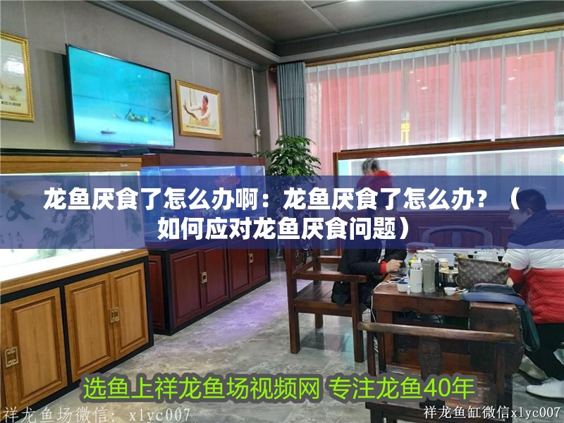 龍魚厭食了怎么辦啊：龍魚厭食了怎么辦？（如何應對龍魚厭食問題）