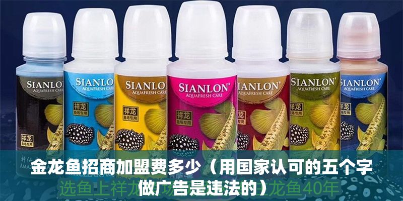 金龍魚招商加盟費(fèi)多少（用國家認(rèn)可的五個字做廣告是違法的）