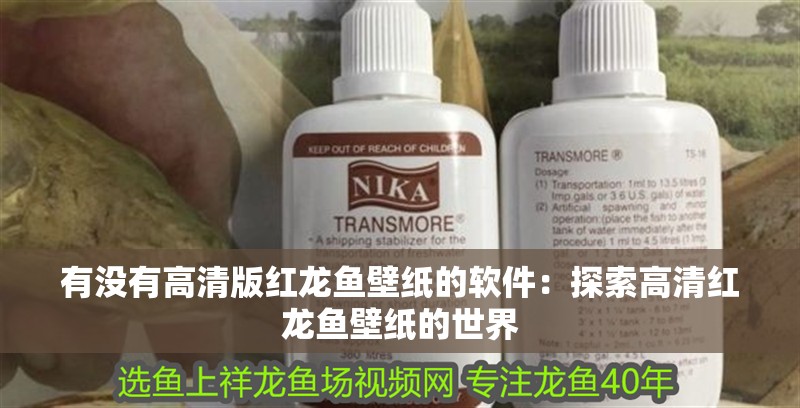 有沒有高清版紅龍魚壁紙的軟件：探索高清紅龍魚壁紙的世界