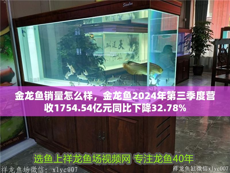 金龍魚銷量怎么樣，金龍魚2024年第三季度營收1754.54億元同比下降32.78%