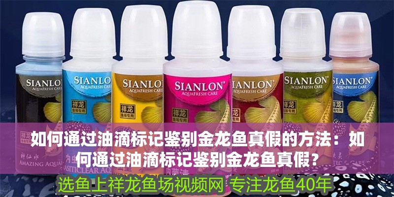 如何通過油滴標記鑒別金龍魚真假的方法：如何通過油滴標記鑒別金龍魚真假？