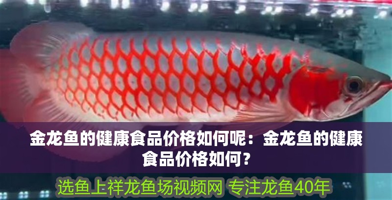 金龍魚的健康食品價格如何呢：金龍魚的健康食品價格如何？