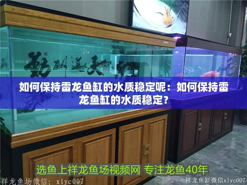 如何保持雷龍魚缸的水質穩定呢：如何保持雷龍魚缸的水質穩定？