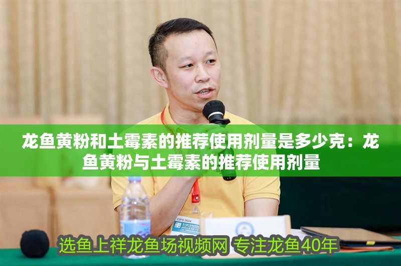 龍魚黃粉和土霉素的推薦使用劑量是多少克：龍魚黃粉與土霉素的推薦使用劑量