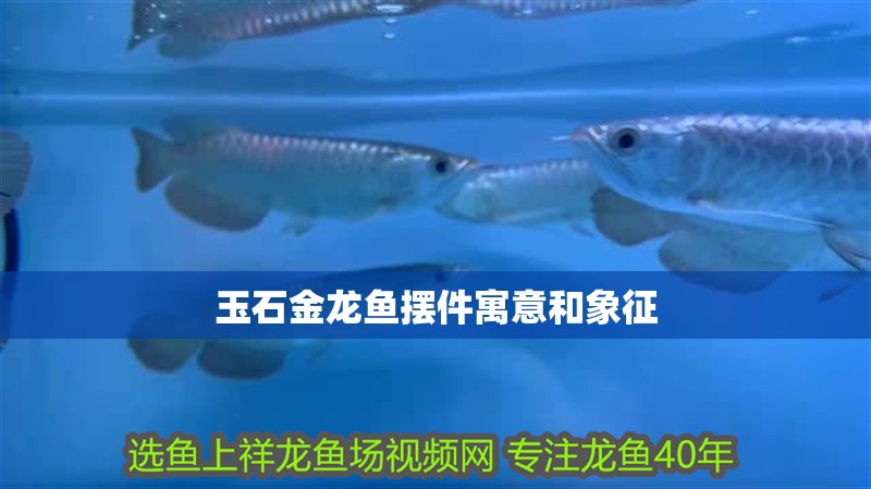 玉石金龍魚擺件寓意和象征