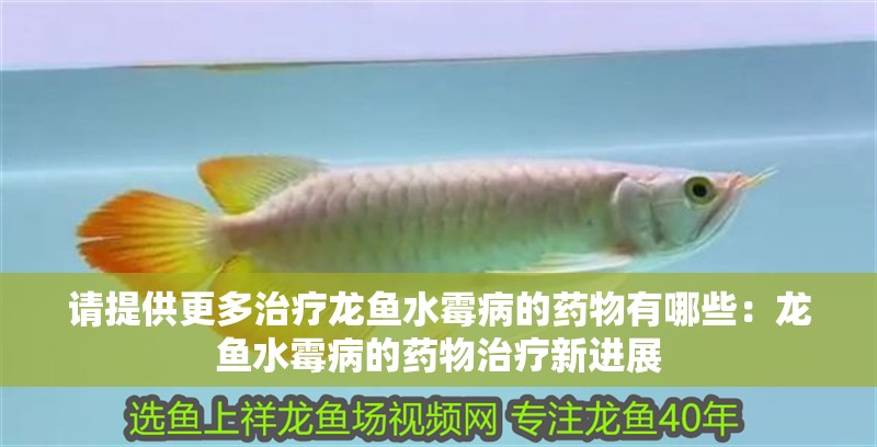 請提供更多治療龍魚水霉病的藥物有哪些：龍魚水霉病的藥物治療新進展