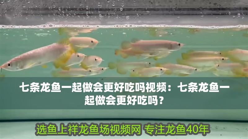 七條龍魚一起做會更好吃嗎視頻：七條龍魚一起做會更好吃嗎？