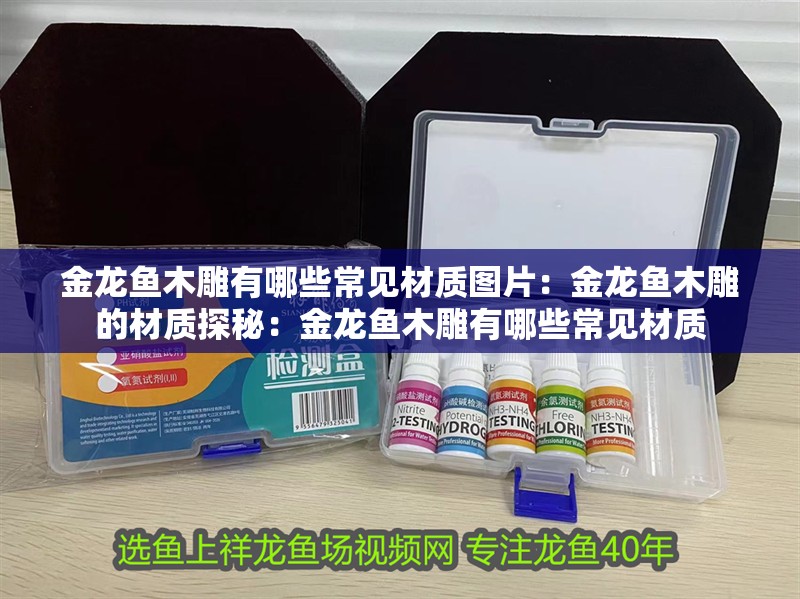 金龍魚木雕有哪些常見材質圖片：金龍魚木雕的材質探秘：金龍魚木雕有哪些常見材質