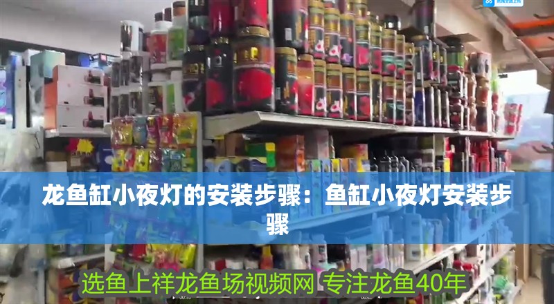 龍魚缸小夜燈的安裝步驟：魚缸小夜燈安裝步驟