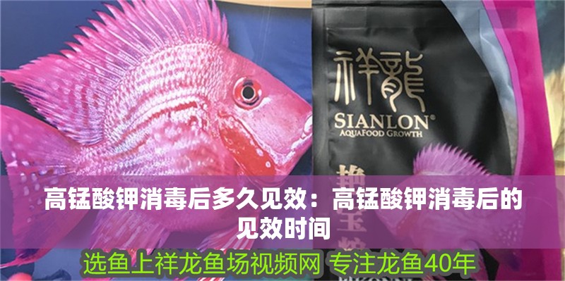 高錳酸鉀消毒后多久見效：高錳酸鉀消毒后的見效時間