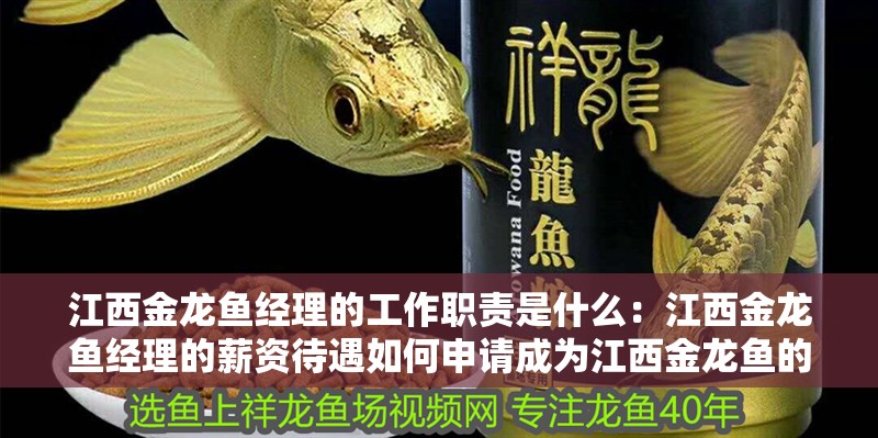 江西金龍魚經理的工作職責是什么：江西金龍魚經理的薪資待遇如何申請成為江西金龍魚的經理