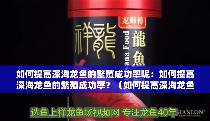 如何提高深海龍魚的繁殖成功率呢：如何提高深海龍魚的繁殖成功率？（如何提高深海龍魚的繁殖成功率）