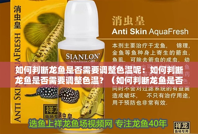 如何判斷龍魚是否需要調整色溫呢：如何判斷龍魚是否需要調整色溫？（如何判斷龍魚是否需要調整水溫）