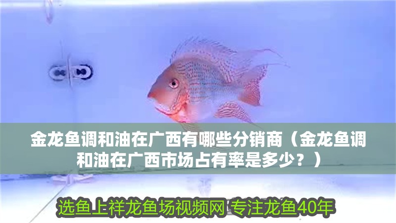 金龍魚調(diào)和油在廣西有哪些分銷商（金龍魚調(diào)和油在廣西市場(chǎng)占有率是多少？）
