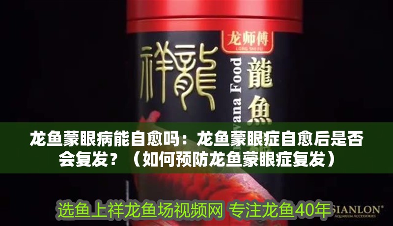 龍魚蒙眼病能自愈嗎：龍魚蒙眼癥自愈后是否會復發？（如何預防龍魚蒙眼癥復發）